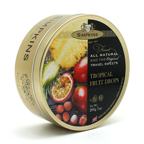 6 7oz Simpkins Tropical Fruit. Case of X Tins- Fast
