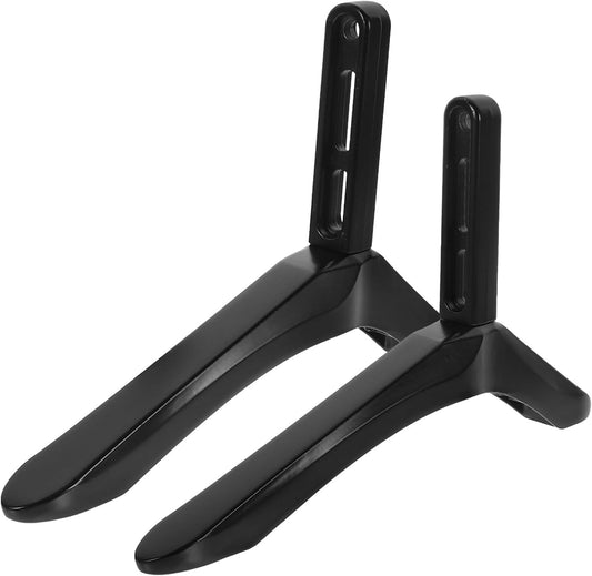 BESPORTBLE TV Stand Base Replacement Stable TV Holder Bracket with Screws Black Desktop Pedestal for Home Living Room