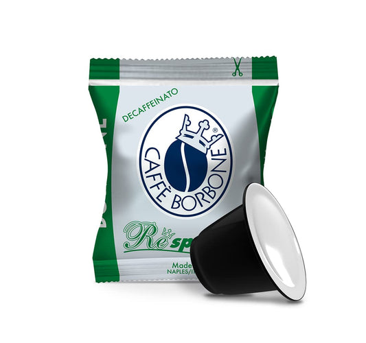 Caffè Borbone Miscela DEK Decaf Espresso Pods Compatible with Nespresso Original Machines, Dark Roast Decaf, 50 Count Espresso Coffee Pods