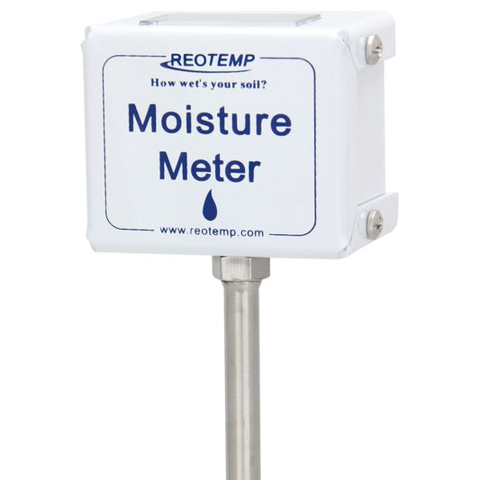 Reotemp 15 Inch Garden and Compost Moisture Meter, Garden Tool Ideal for Soil, Plant, Farm and Lawn Moisture Testing