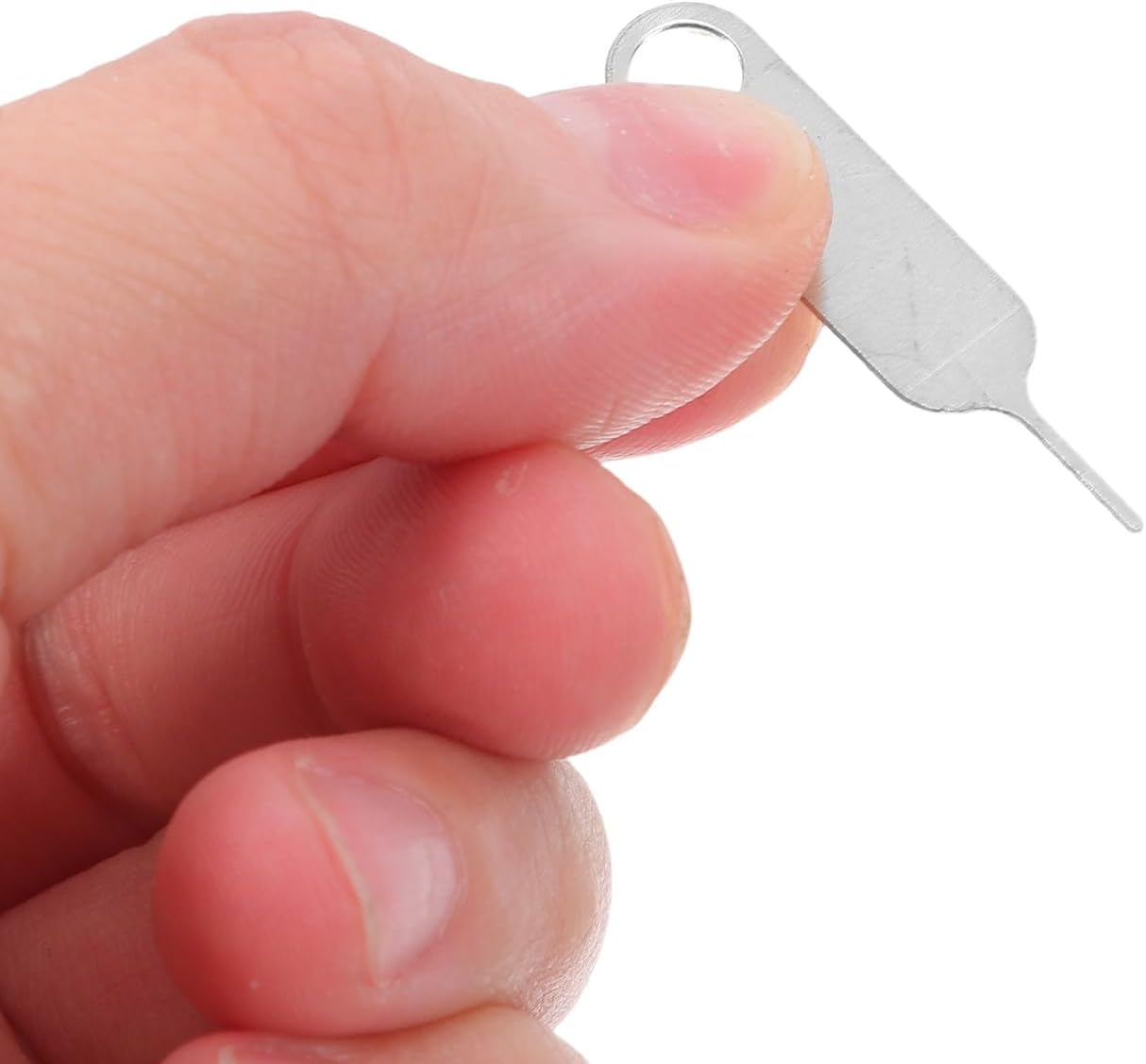 500pcs Set SHOWERORO Stainless Steel Sim Ejector Tool and Phone Sim Remover Pin for Mobile Phones Anti-Lost Card Eject
