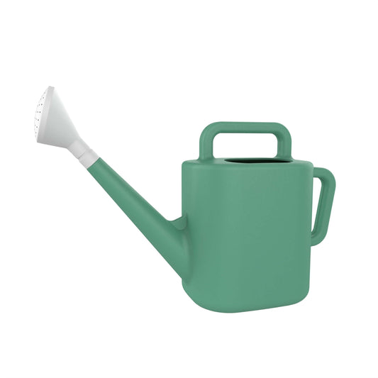 2 gal. Resin Watering Can Large Capacity High-Strength Leakproof Watering Pot for Garden Lawn Flower Care，for Outdoor Plants Vegetables Bushes (Green)