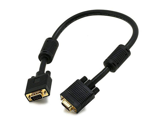 1.5ft Monoprice SVGA Super VGA M/M Monitor Cable w/ ferrites (Gold Plated)