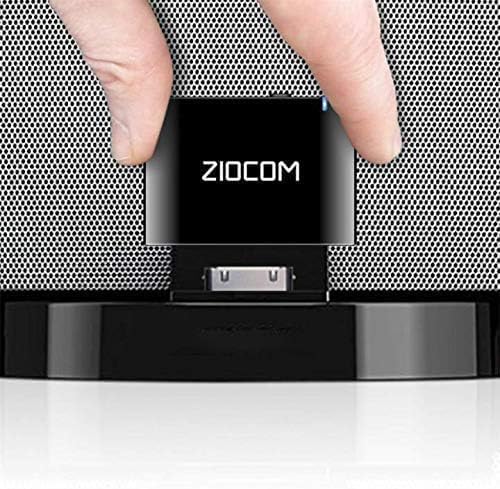 ZIOCOM 30 30 3.5mm Pin Bluetooth Adapter Receiver for Bose iPod iPhone SoundDock and Other pin Dock Speakers with Aux