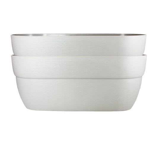 Emsco Group Rail Planter, White