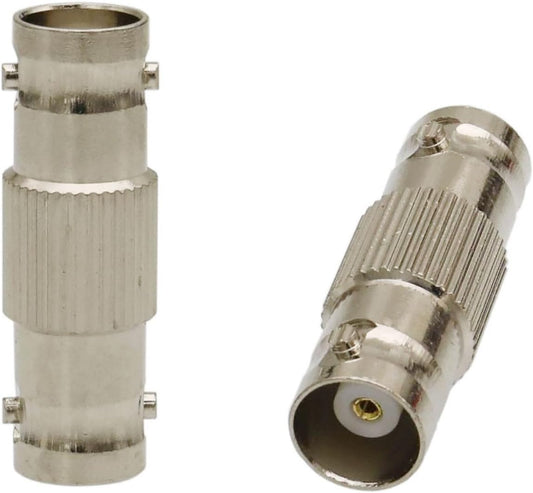 Zkarabc 3G-SDI, 4K/8K (2-Pack) BNC Female to Female Coupler, Pure Brass SDI Barrel Connector Adapter with Gold-Plated