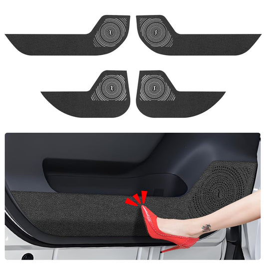 LUNQIN Car Door Anti Kick Pad for Toyota RAV4 2026 Accessories RAV 4 Protector Mat Dirty Collision Stickers Inner Decorative Protection