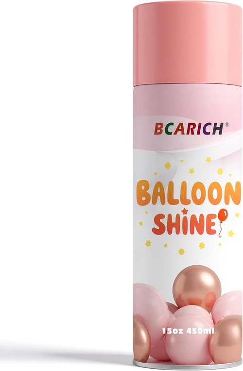Balloon Shine Spray - 15oz High Shine Formula for Long-Lasting Latex & Foil Balloons | Waterproof & Instant Gloss