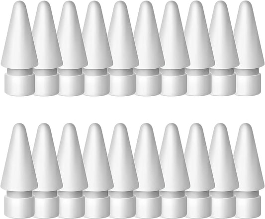 Abiarst 1st/2nd 2/1 (20-Pack) Replacement Tips Compatible with Apple Pencil Gen, Pencil Nibs for iPad Pro Pencil Gen