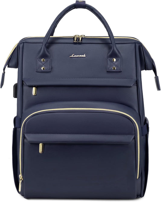Backpack 15.6 inch,Travel Backpack Backpack Backpacks LOVEVOOK Leather Laptop for Women Purse Nurse Teacher Computer