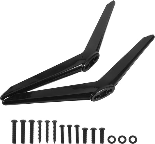 BESPORTBLE 1 Set 28-65 Inch TV Stand Legs: No Drill Smart TV Tabletop Base Support/Leg Stand Non-Slip Compatible