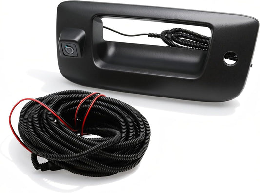 Yunnergo 2007-2013 1500 2500HD 3500HD 170 Rear View Backup Camera w/Tailgate Handle Compatible with Silverado/Sierra