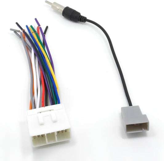 YYTQP 1997-2008 Radio Wiring Harness Connector, Antenna Adapter Compatible with Subaru Outback WRX Impreza Forester
