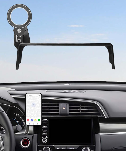 AbeeyGeomarn 2016-2021 5/7 Inch 360 Car Phone Holder for Honda Civic Accessories Apply to Touch Screen Fixed Clip