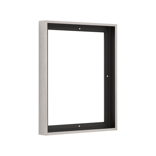 Pixy Canvas Floater Frame 8x10 for 1-1/2 (1.5) inch Deep Canvas Paintings/Canvas Prints/Wood Canvas Panels/Wall Art/Wall Decor/Home Decor/Artwork (Antique Silver, 8 x 10 inch, Portrait)
