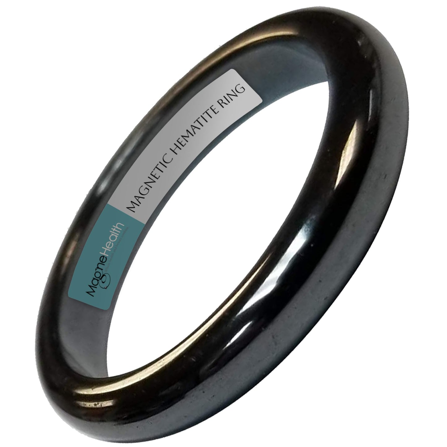 MAGNEHEALTH Holiday Hangover Hematite Ring, Elegant Magnetic Hematite Ring as Jewelry for Men and Women (Size 7)