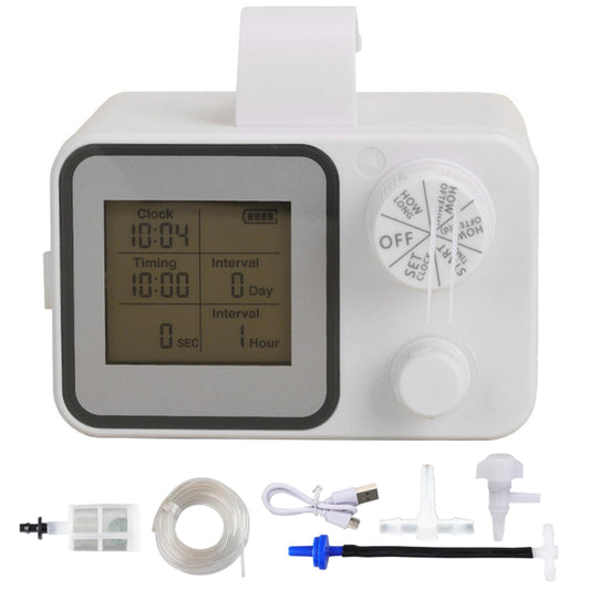 Automatic Watering System Programmable Plant Watering Devices with LCD Display Ideal for Indoor Houseplants Smart Drip Irrigation Kit Supports Up to 15 Plants
