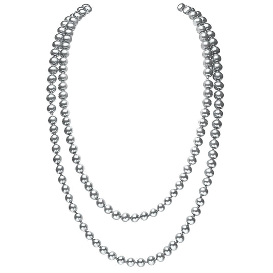 BABEYOND Long Pearl Necklace Faux Pearls Necklace Set 1920s Gatsby Costume Jewelry