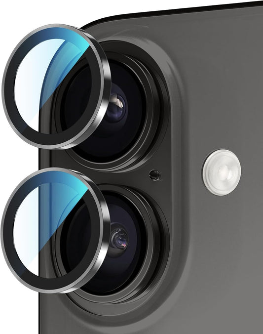 2-Pack 17/16/16 98% 9H PandaShield Camera Lens Protector for iPhone Plus, [Anti-Reflection & High Transparency]