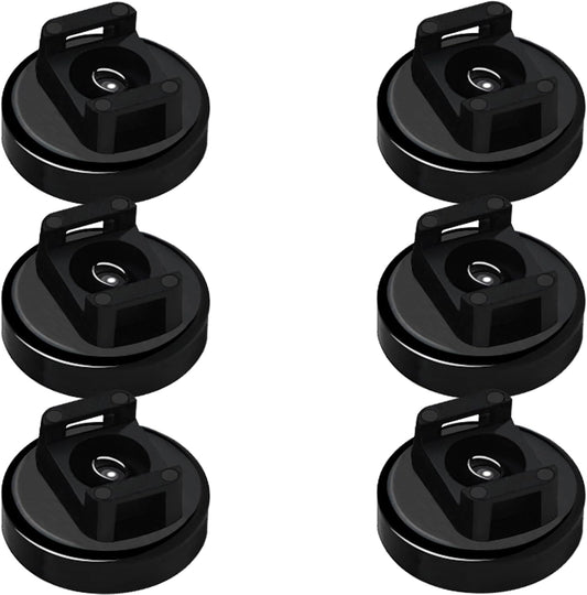 25LBS 6 Magnet Zip Tie Mount Magnetic Zip Ties Mount Strong Multipurpose Wire Cable Holder Mount Wire Clips Management
