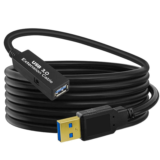 25Feet 3.0 Chipset 3,VR, PS4, Active USB extension cable,Long USB Extension Cord A-Male A-Female,With Expansion Signal