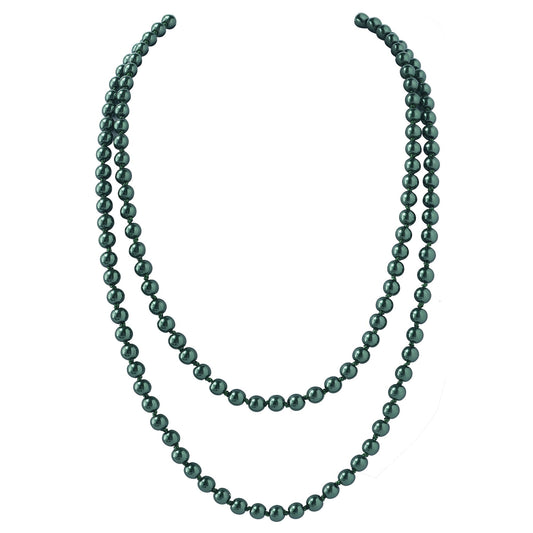 BABEYOND Long Pearl Necklace Faux Pearls Necklace Set Beaded Long Pearls Necklace 1920s Gatsby Costume Jewelry