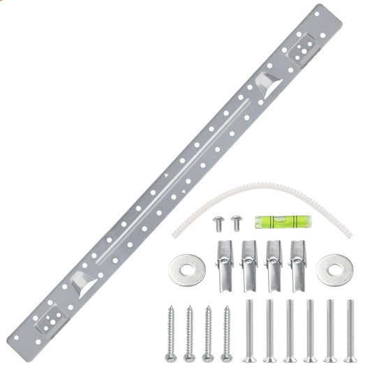 W10440498 W11025649 Microwave Mounting Plate Microwave Bracket Wall Mount Bracket Replacement for Whirlpool Amana Maytag Microwave Bracket Replaces AP6245752 PS12074431 W10821385, Length 29.6 in