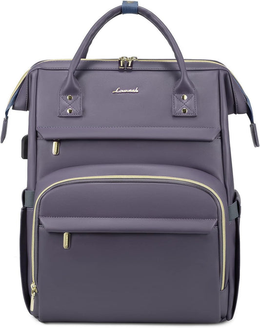 Backpack 15.6 inch,Travel Backpack Backpack Backpack LOVEVOOK Leather Laptop for Women Purse Nurse Teacher Computer