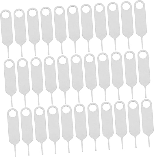 500pcs Sim Card Ejector Tool Durable Stainless Steel Mobile Phone Disassembly Pin Smooth Edges for Safe Handling