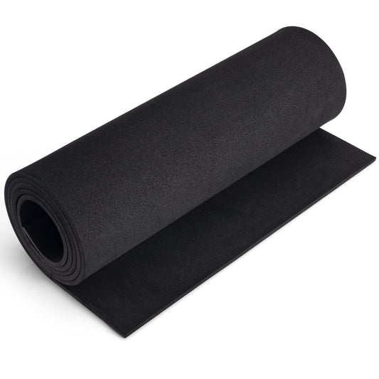 Black Foam Sheets Roll, Premium Large EVA Foam Sheet 13.9" x 59",5mm Thick, Density 86kg/m3 for Halloween Cosplay Costume, Crafts, DIY Projects by MEARCOOH