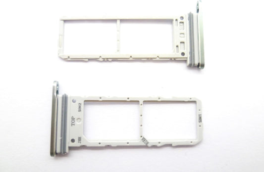 2X 20 5G 6.7 inch Dual SIM Double Card Tray Slot Holder Replacement Compatible with Samsung Galaxy Note (Mystic Green)