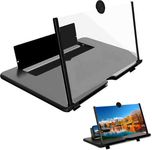 16" 3D 16inch) Screen Amplifier for Cell Phone, HD Amplifier Projector Horizontal Screen Enlarger for Movies, Videos