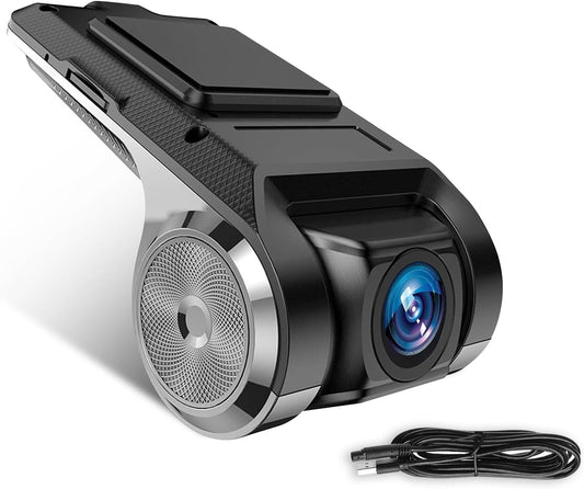 BINIZE 1080P Dash Camera, DVR Dual Car Driving Recorder with Loop Recording, Motion Detection, ADAS Distance Warning