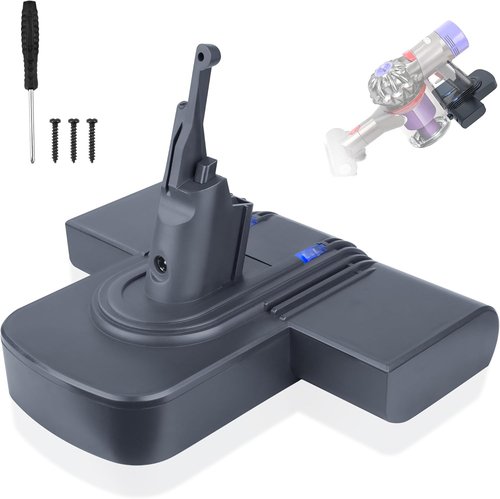 Dyson 8000mAh Replacement Battery - 21.6V Li-Ion for V8 Animal, Absolute, Fluffy & Motorhead
