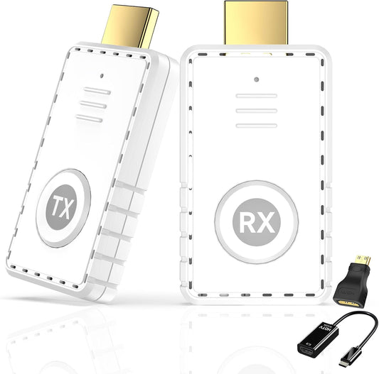 AYY 5G 4K 164FT Wireless HDMI Transmitter and Receiver Kit, HDMI Extender with Range, Plug & Play Wireless Display