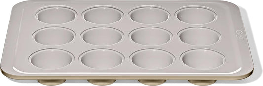 OXO Good Grips 12-Cup Muffin Pan - Non-Stick Pro Ceramic Coated Bakeware for Perfect Biscuits