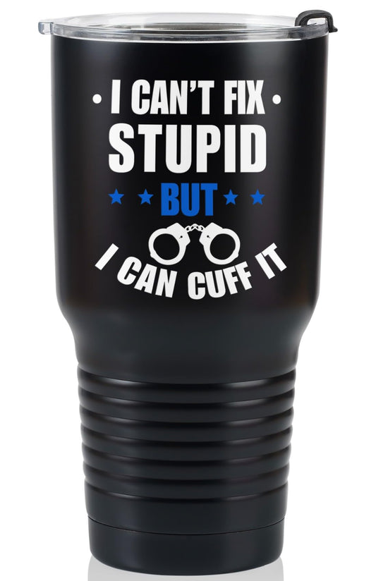 Onebttl 30 oz Stainless Steel Tumbler - Funny Gifts for Police Officers, Law Enforcement, Correctional Officers, Retirement, Graduation