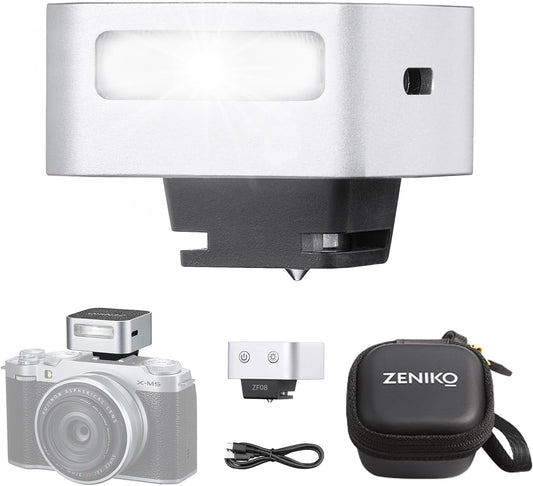 ZENIKO ZF08 zv1f/Nikon/Fuji/Panasonic 5 440 6500K 3s Mini Camera Flash Speedlite for Canon/Sony Olympus - Power Levels