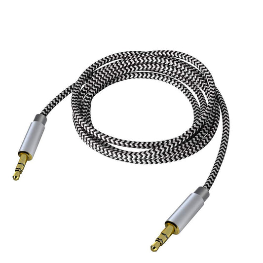 Zerist 3.5mm 10ft/3m Stereo Audio Cable Extension Male to Male Nylon Braided Tangle-Free AUX Cable for Headphones