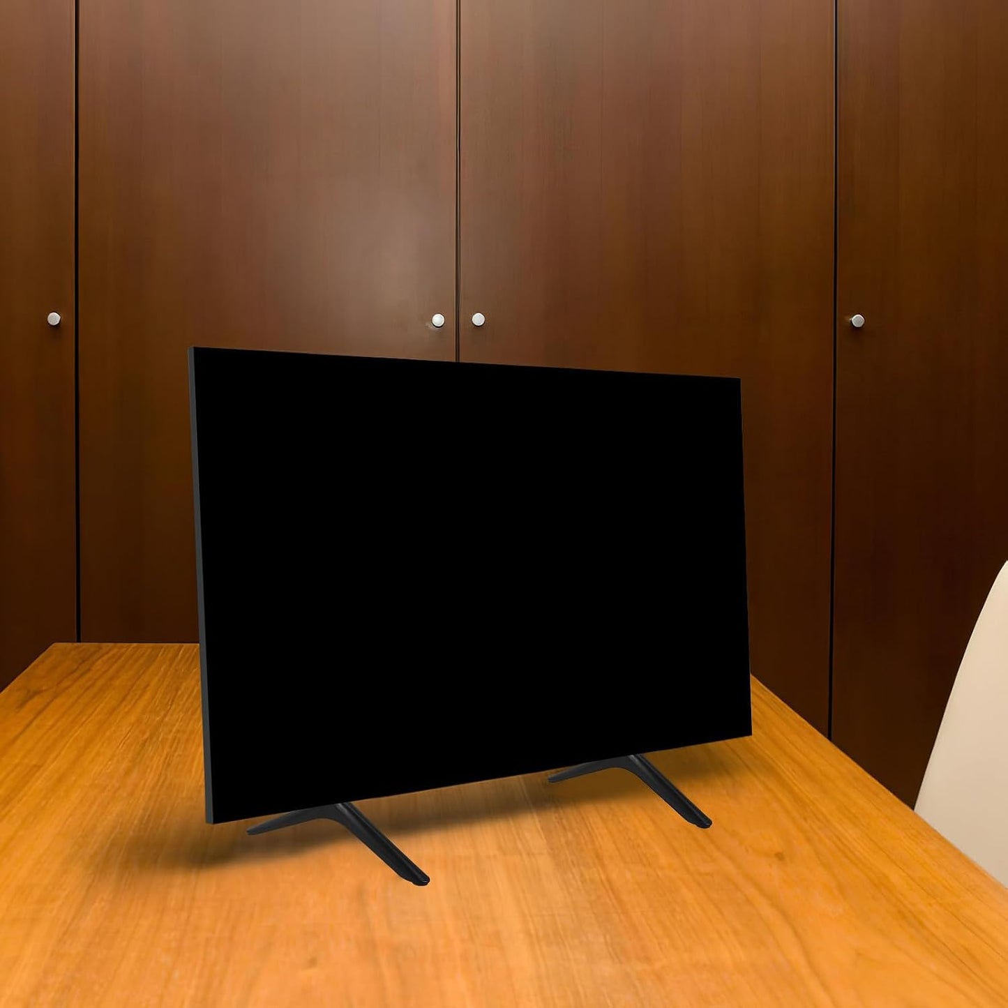 CONGARTENO Universal TV Stand Base with Screws Tabletop Television Support Holder for Flat Screen Tvs for Home