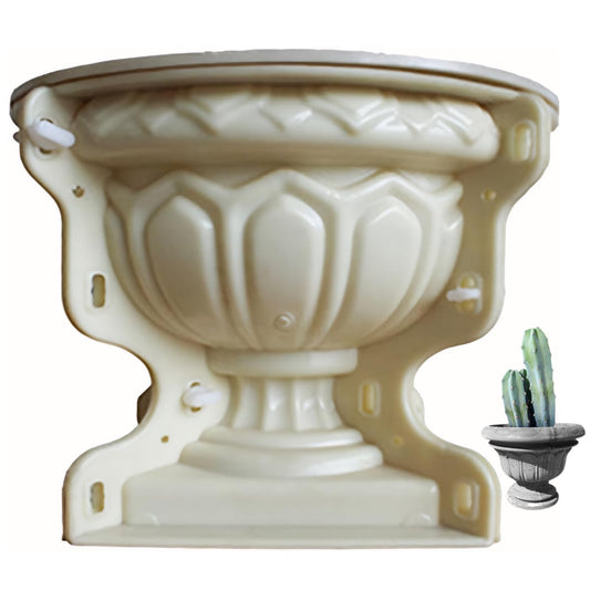 Milisten Planter Mold Large Cement Garden Planter Mold Concrete Flower Pot s Succulent Mould Cement Clay s Bonsai Pot for Flower Making