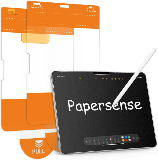 11 Inch 6/5th M5 2025/M4 2024, OMOTON PAPERSENSE Paper Screen Protector for iPad Pro Gen Write like on Paper, Matte