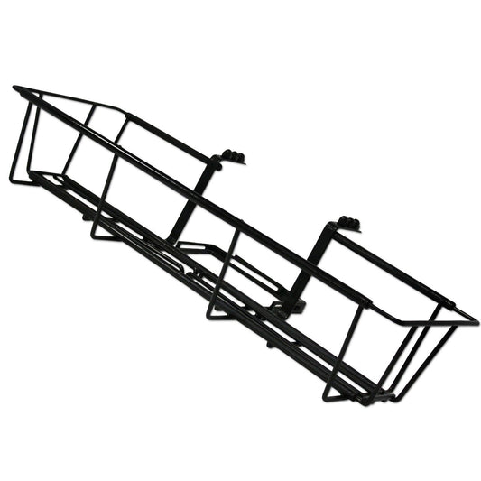 CobraCo 24-Inch to 36-Inch Black Adjustable and Expandable Flower Box Holder F2436-B