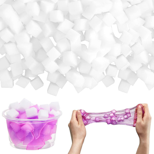 Skiennix 400 Pcs Jelly Cube Charms - Colorful DIY Art Accessories for Kids