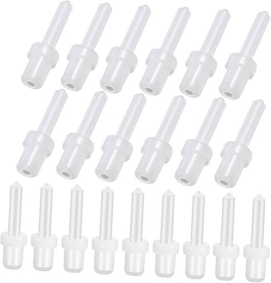 Skiennix 60Pcs Plastic Louver Pins Replacement Kit - Durable Telescopic Design for Plantation Shutters