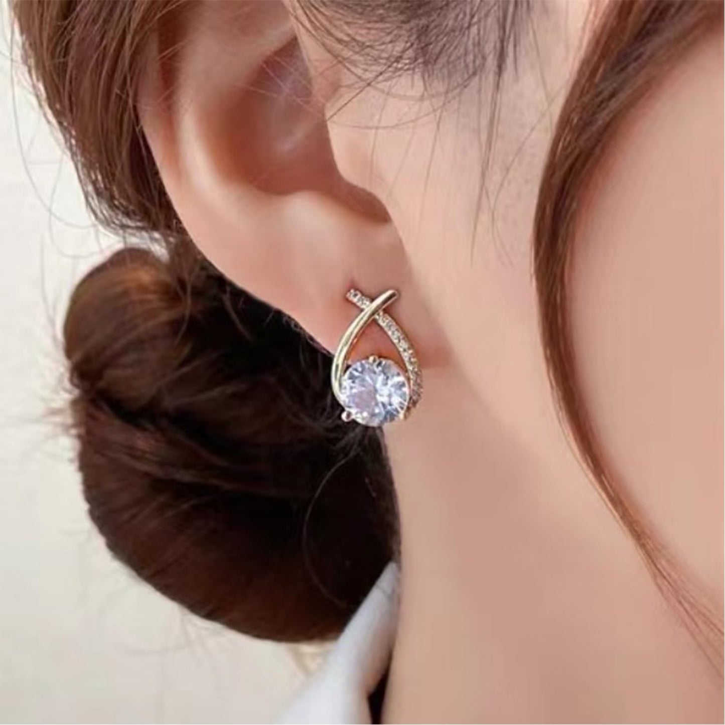 Lymphatic Earrings for Women Halolux Lymphvity Germanium Drainage Therapy Negative Ion Lymph Detox Earrings Jewelry (Gold+Silver)