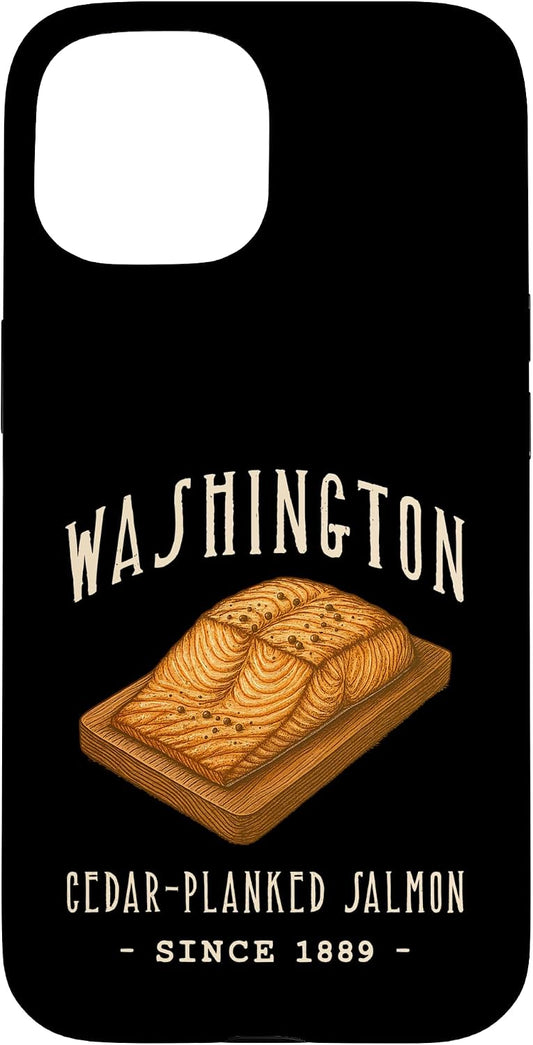 American Regional Foods Designs 15 Washington Cedar PLANKED Salmon Food Case for iPhone