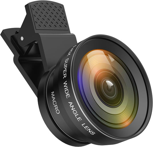 AMIR 2026 0.45X (140) 12.5X 2-in-1 15/14/13/12, Phone Camera Lens Kit, New Super Wide Angle Lens with Macro Lens