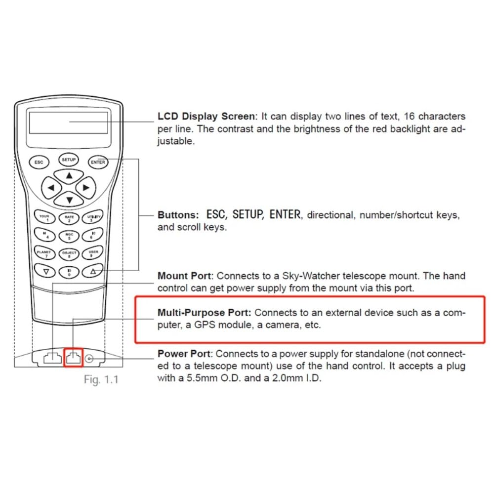 Cutesliving PL2303 Chipset RS232 RJ12 6P6C Synscan(3.3FT) Hand Control PC Link Cable Prolific USB to for Connecting PC