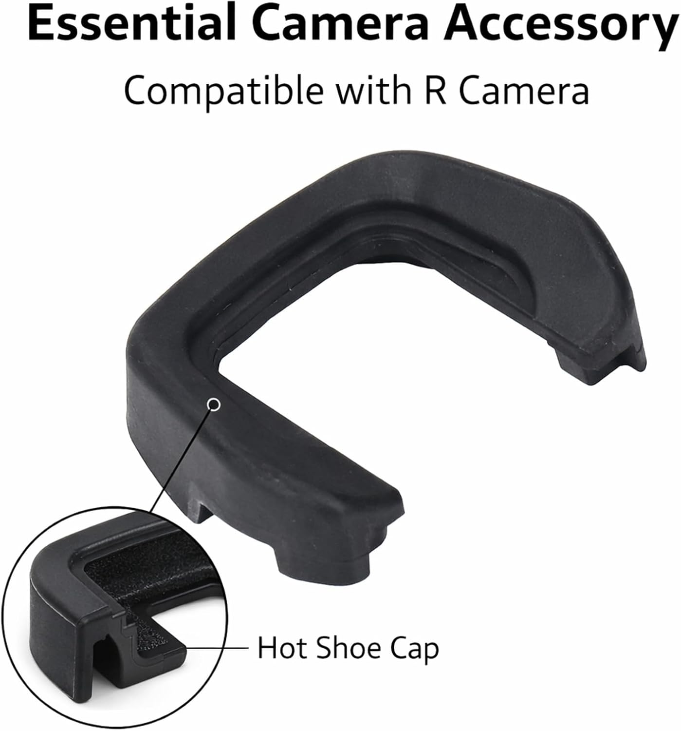 Camera Viewfinder Eyecup with Level Hot Shoe, ABS Material, Compatible with R Camera - Durable Protection, Angle